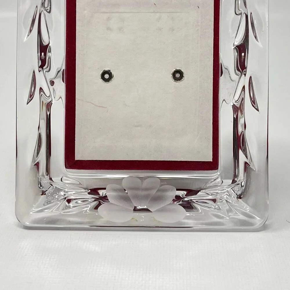 Princess House Crystal #824 Romance Lead Crystal Small Standing Picture Frame